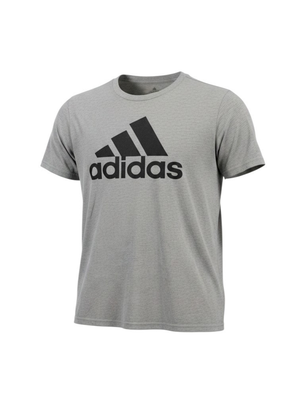 adidas Men's Grey Logo Tee